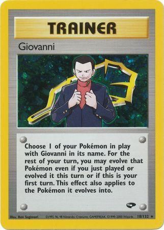 Pokemon | Giovanni (18/132) [Gym Challenge Unlimited] | The Nerd Merchant