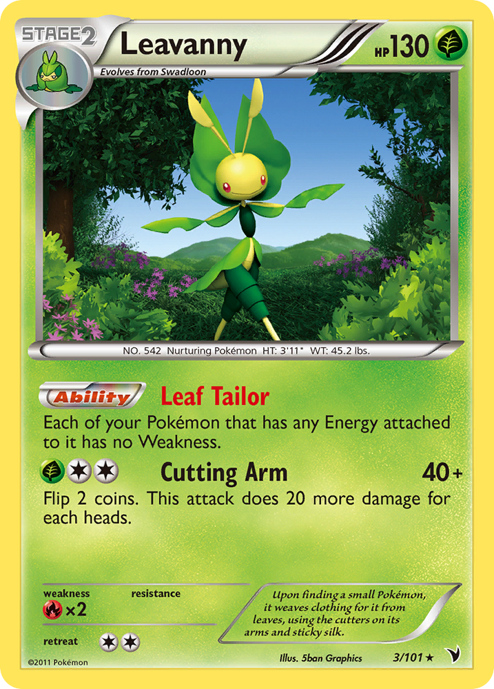 Pokemon | Leavanny (3/101) [Black & White: Noble Victories] | The Nerd Merchant