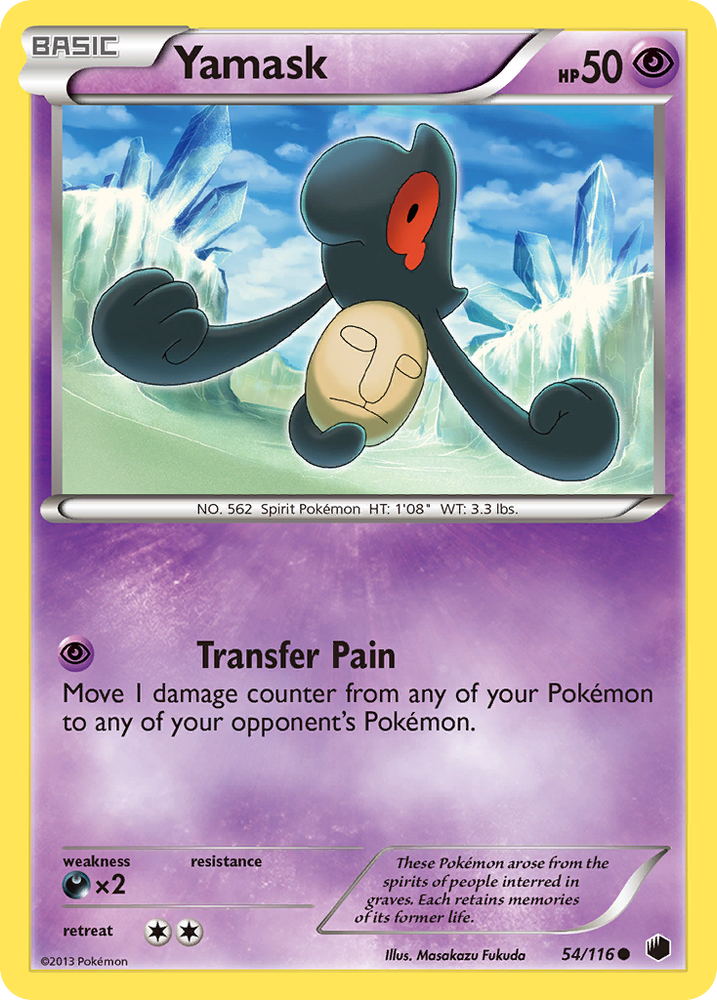 Pokemon | Yamask (54/116) [Black & White: Plasma Freeze] | The Nerd Merchant