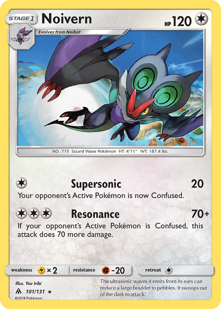 Pokemon | Noivern (101/131) [Sun & Moon: Forbidden Light] | The Nerd Merchant
