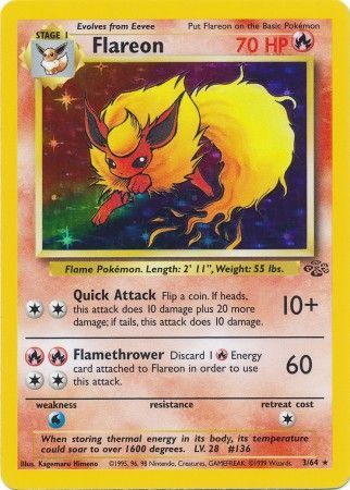 Pokemon | Flareon (3/64) [Jungle Unlimited] | The Nerd Merchant