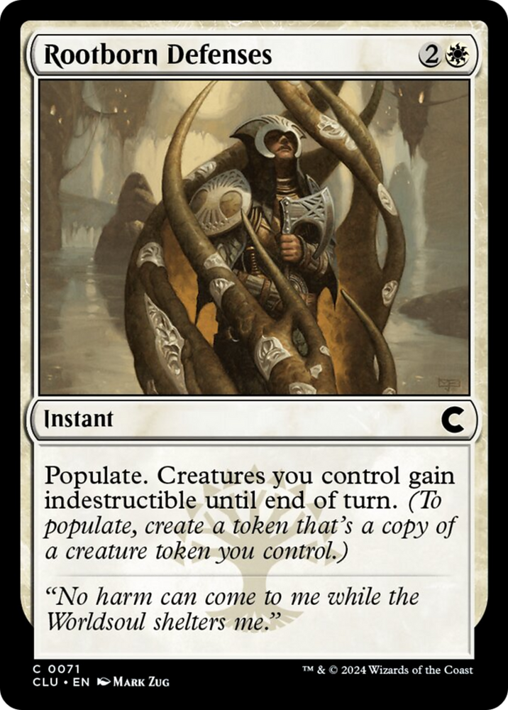 Magic | Rootborn Defenses [Ravnica: Clue Edition] | The Nerd Merchant