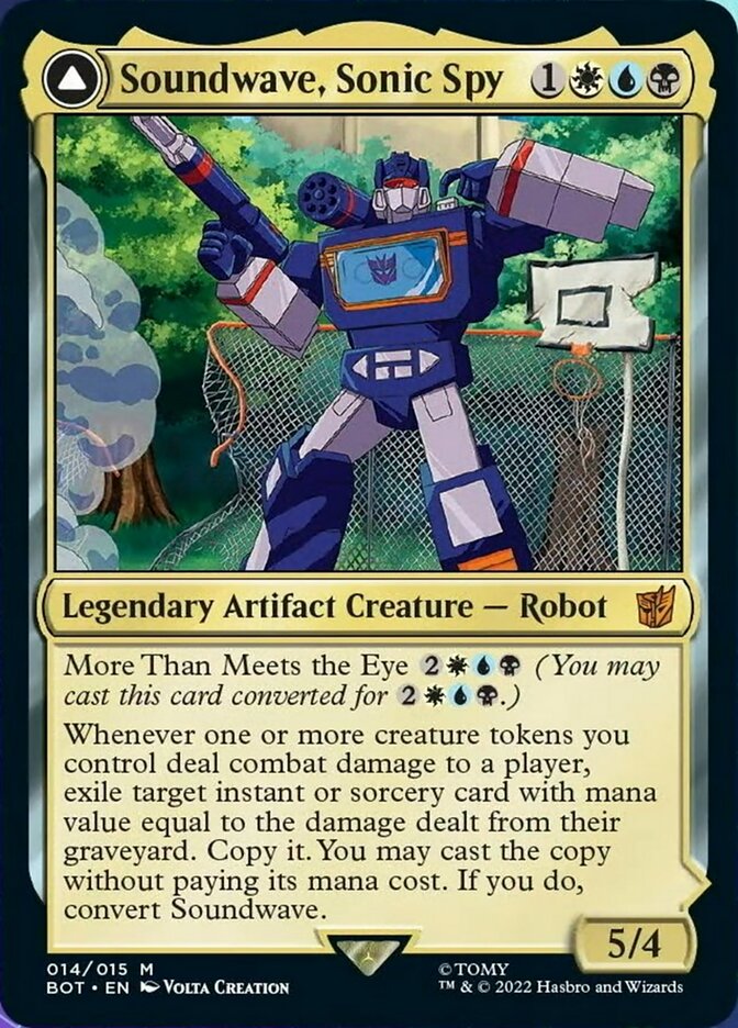 Magic | Soundwave, Sonic Spy // Soundwave, Superior Captain [Transformers] | The Nerd Merchant