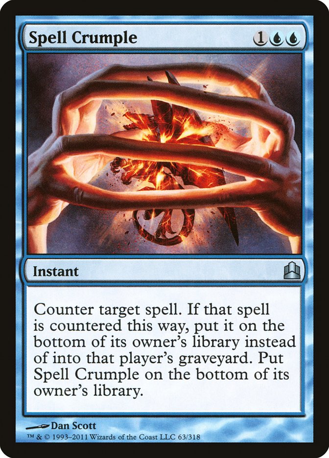Magic | Spell Crumple [Commander 2011] | The Nerd Merchant