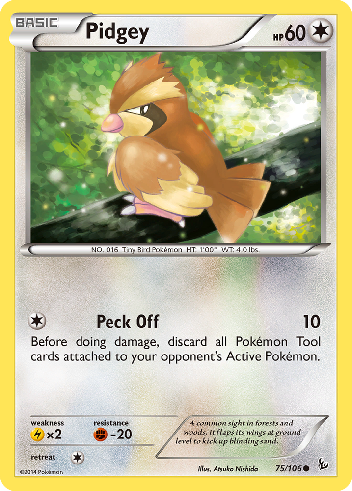 Pokemon | Pidgey (75/106) [XY: Flashfire] | The Nerd Merchant