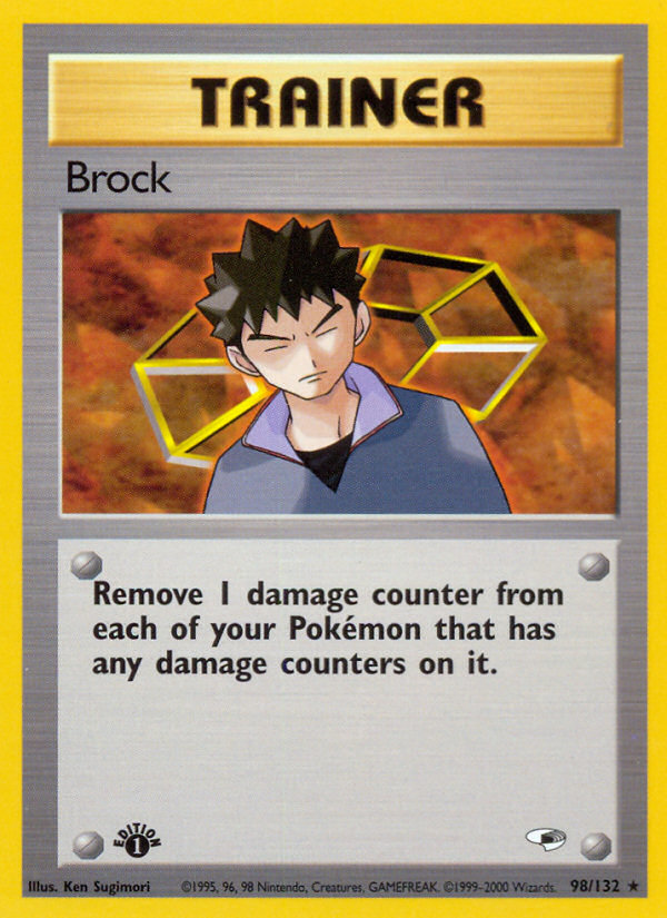 Pokemon | Brock (98/132) [Gym Heroes 1st Edition] | The Nerd Mechant