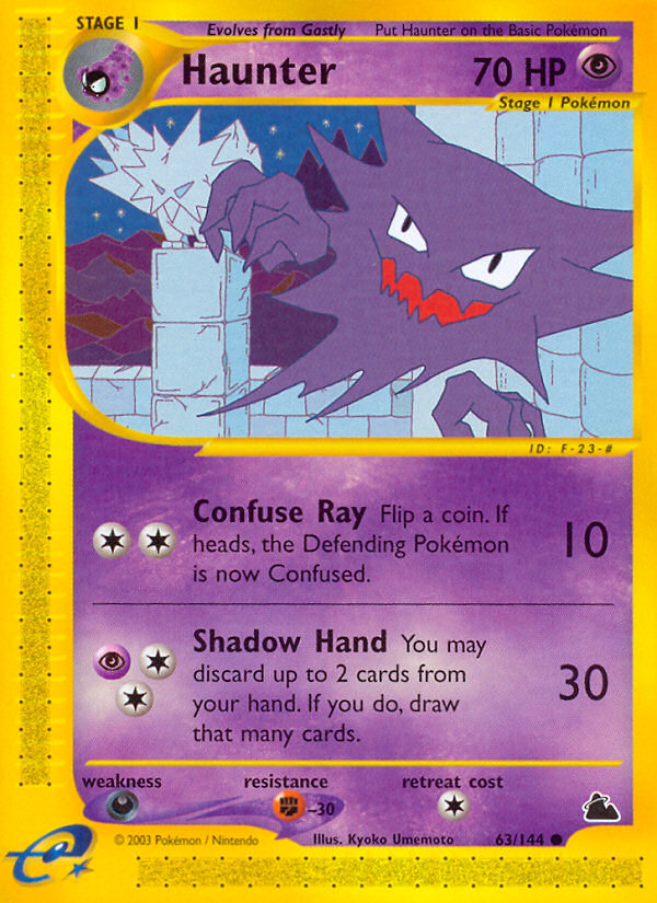 Pokemon | Haunter (63/144) [Skyridge] | The Nerd Merchant