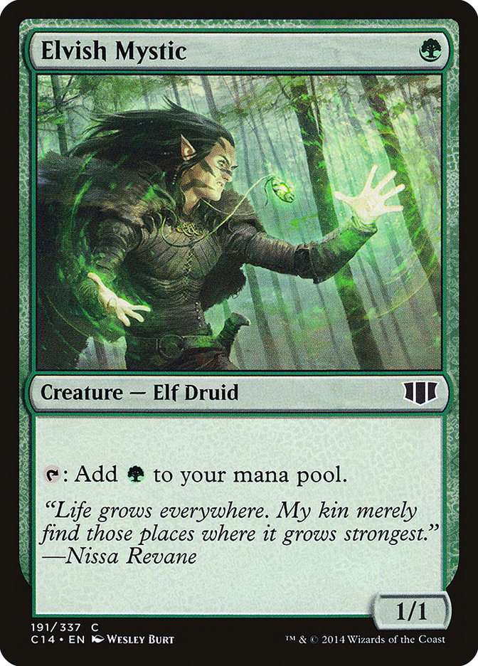 Magic | Elvish Mystic [Commander 2014] | The Nerd Merchant