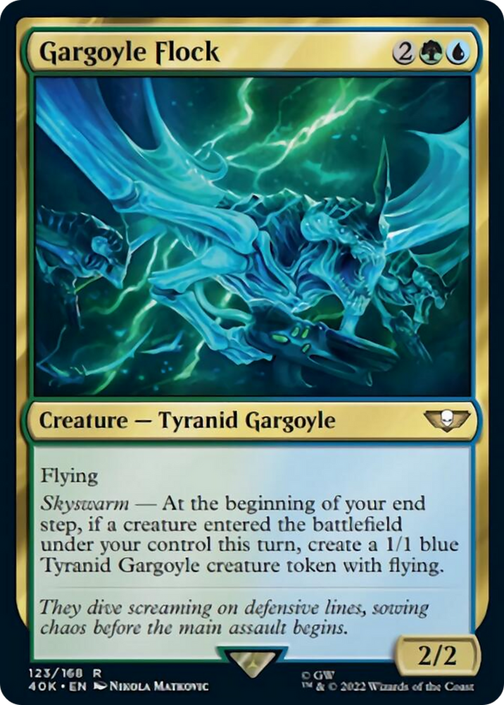 Magic | Gargoyle Flock (Surge Foil) [Warhammer 40,000] | The Nerd Merchant