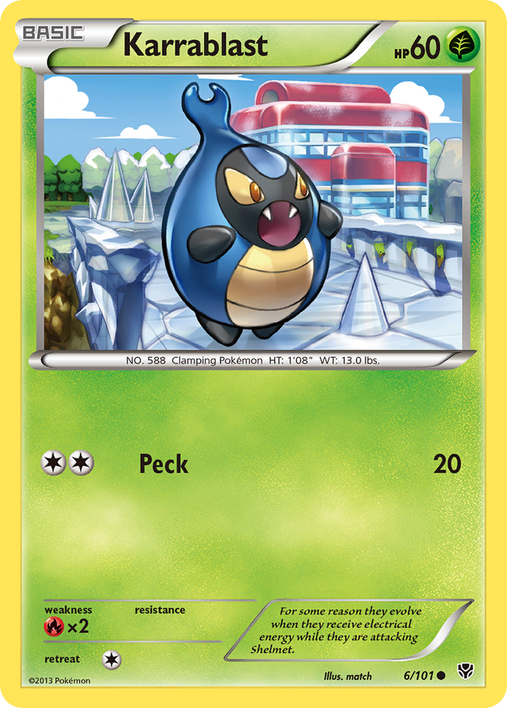 Pokemon | Karrablast (6/101) [Black & White: Plasma Blast] | The Nerd Merchant