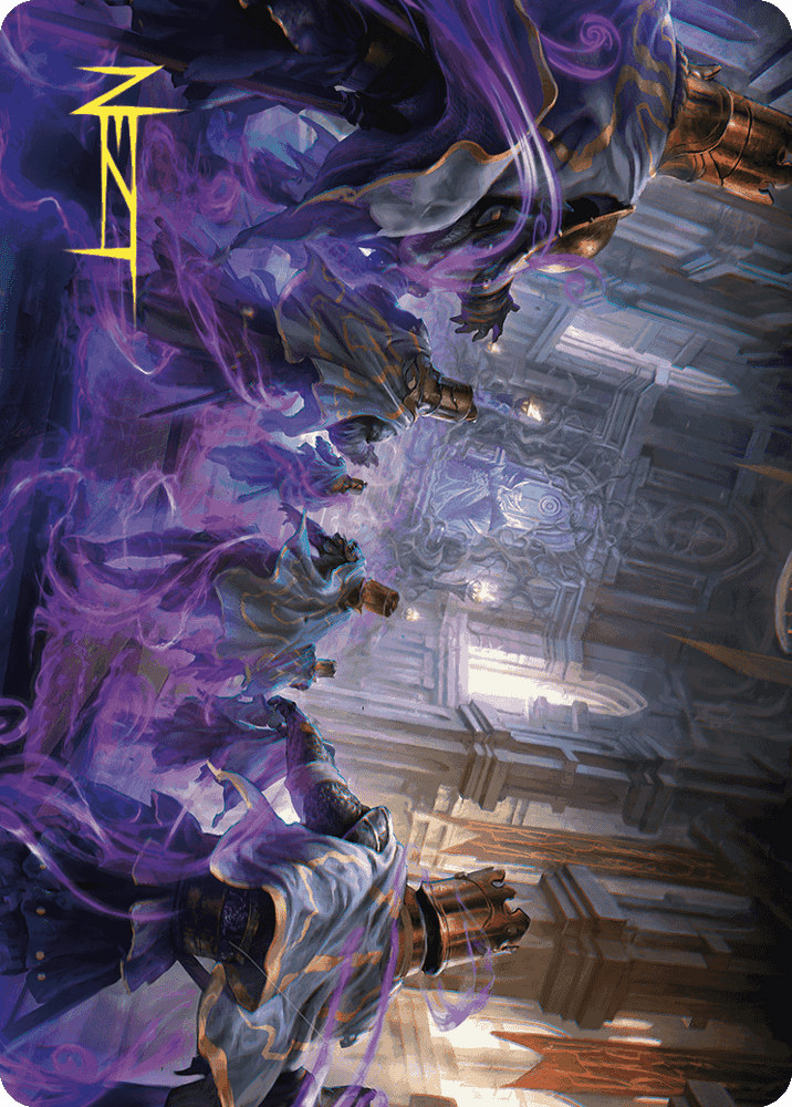 Magic | Eerie Interference Art Card (Gold-Stamped Signature) [Wilds of Eldraine Art Series] | The Nerd Merchant