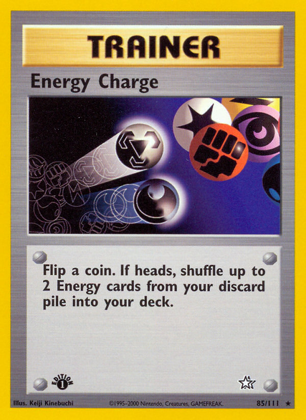 Pokemon | Energy Charge (85/111) [Neo Genesis 1st Edition] | The Nerd Merchant