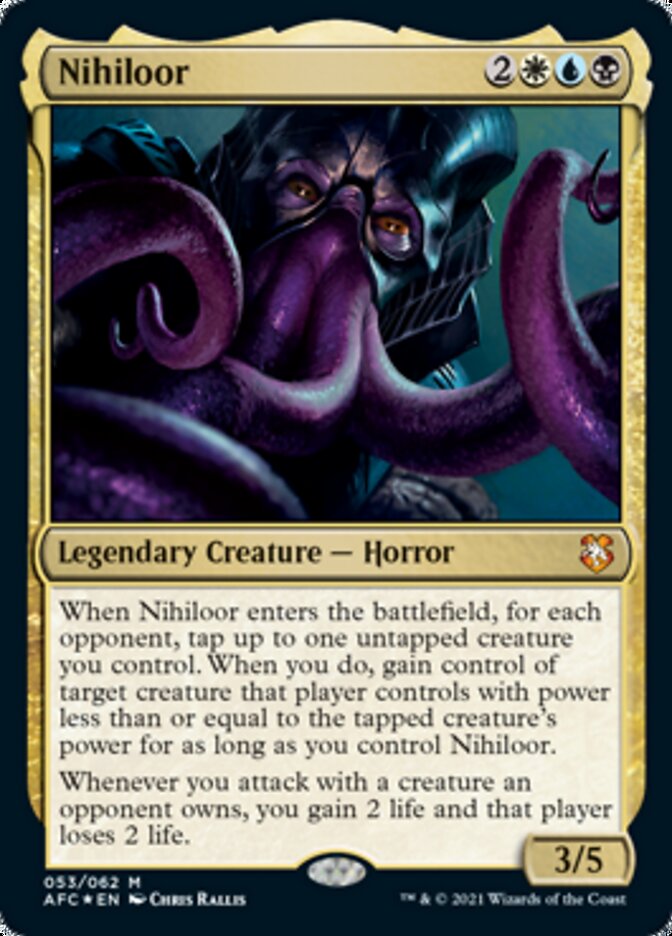 Magic | Nihiloor [Dungeons & Dragons: Adventures in the Forgotten Realms Commander] | The Nerd Merchant
