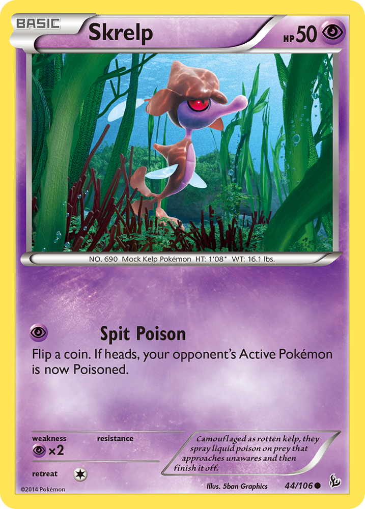 Pokemon | Skrelp (44/106) [XY: Flashfire] | The Nerd Merchant
