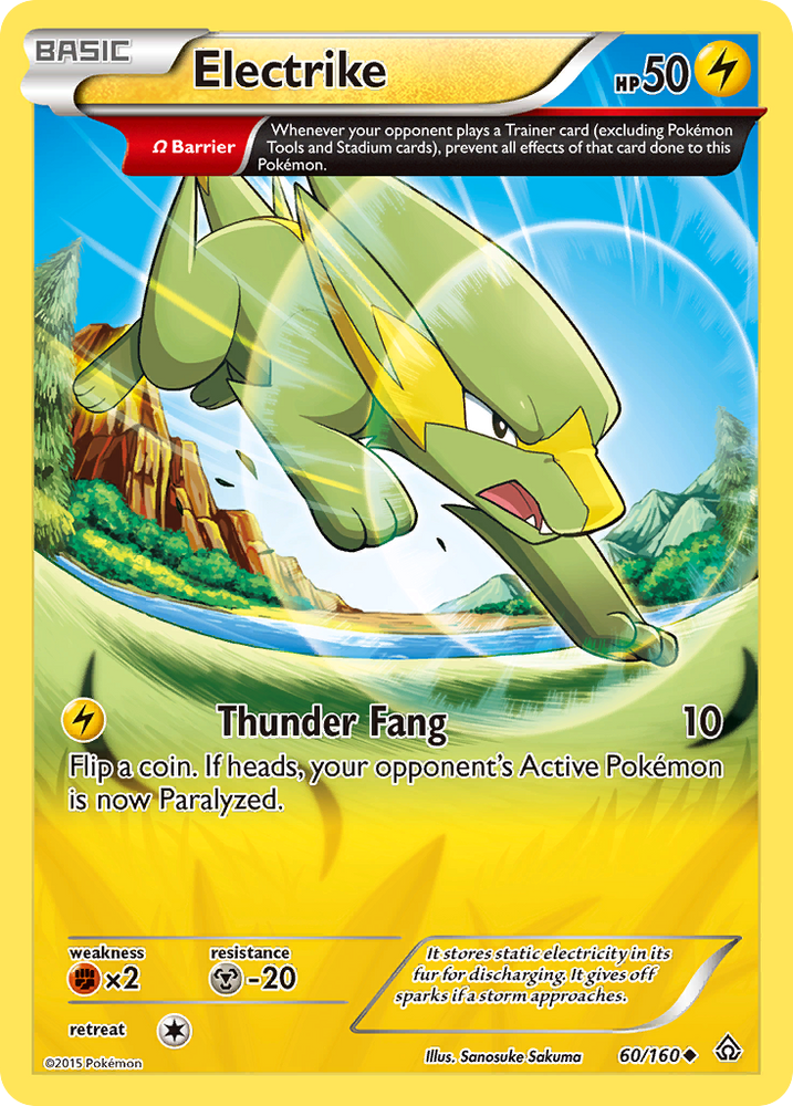 Pokemon | Electrike (60/160) [XY: Primal Clash] | The Nerd Merchant