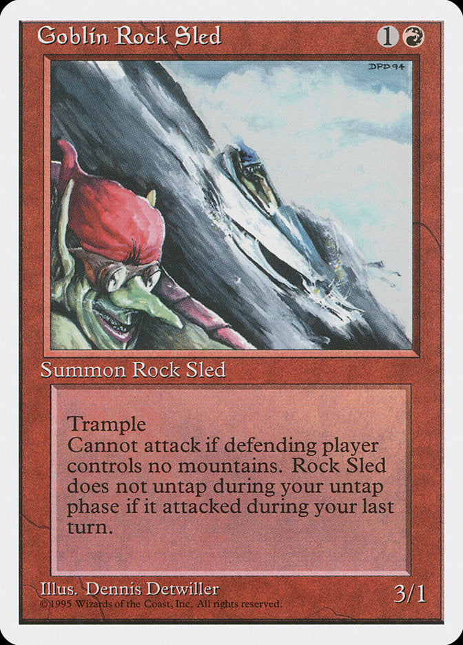 Magic | Goblin Rock Sled [Fourth Edition] | The Nerd Merchant