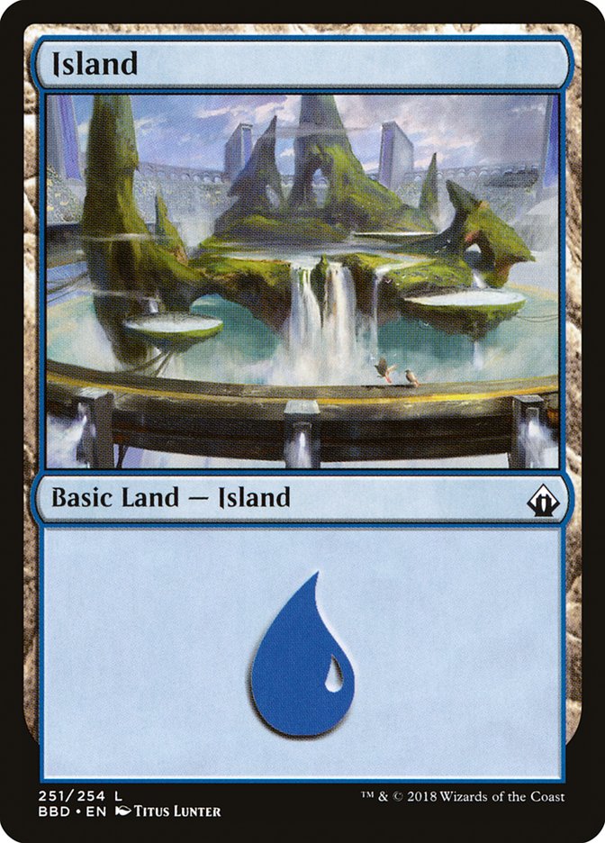 Magic | Island (251) [Battlebond] | The Nerd Merchant