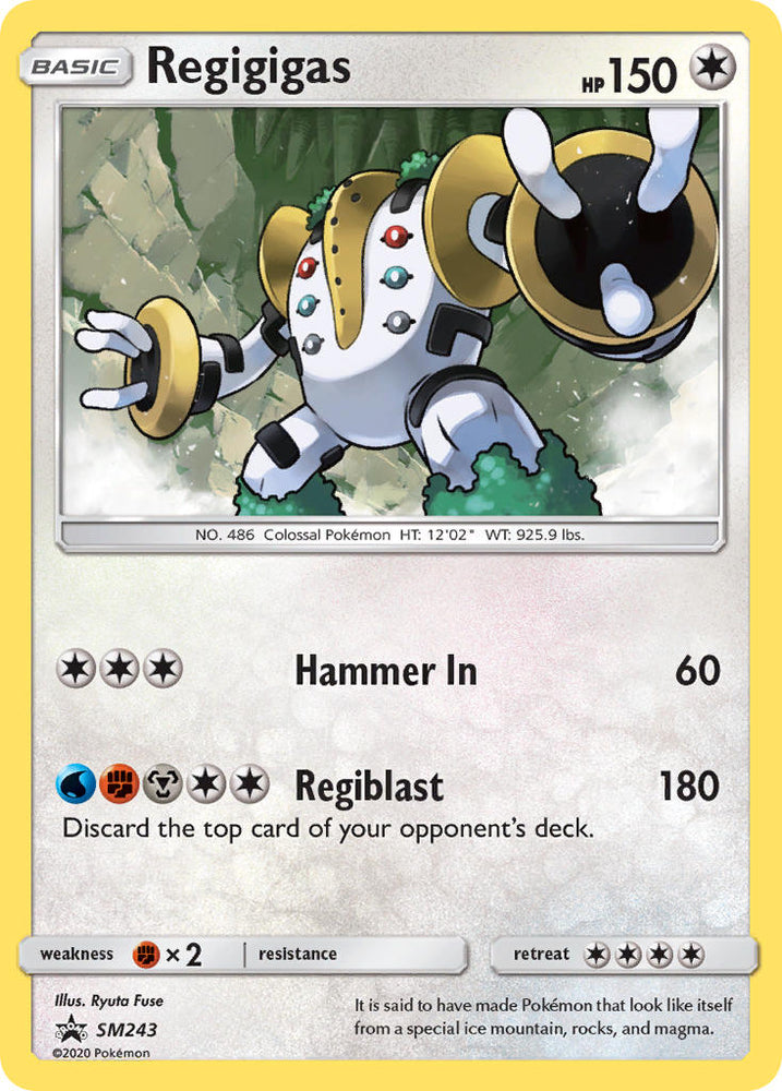 Pokemon | Regigigas (SM243) [Sun & Moon: Black Star Promos] | The Nerd Merchant
