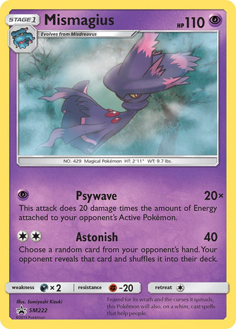 Pokemon | Mismagius (SM222) [Sun & Moon: Black Star Promos] | The Nerd Merchant