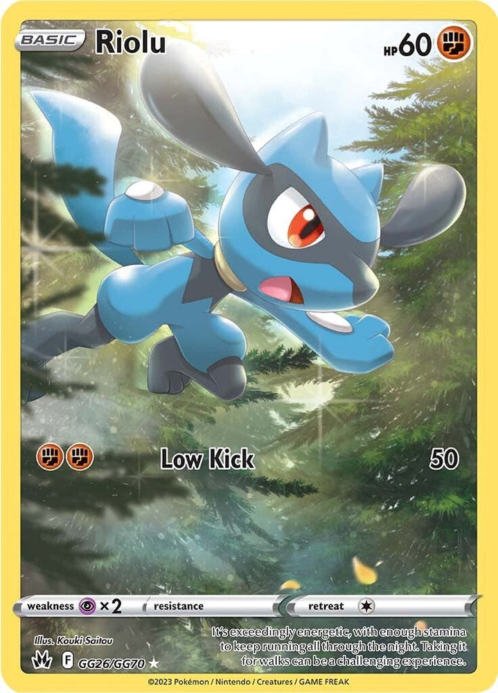 Pokemon | Riolu (GG26/GG70) [Sword & Shield: Crown Zenith] | The Nerd Merchant