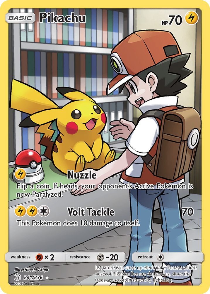 Pokemon| Pikachu (241/236) [Sun & Moon: Cosmic Eclipse] | The Nerd Merchant