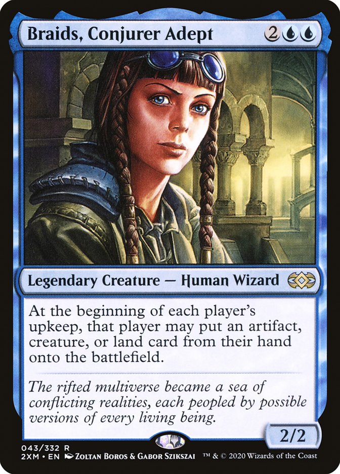 Magic | Braids, Conjurer Adept [Double Masters] | The Nerd Merchant