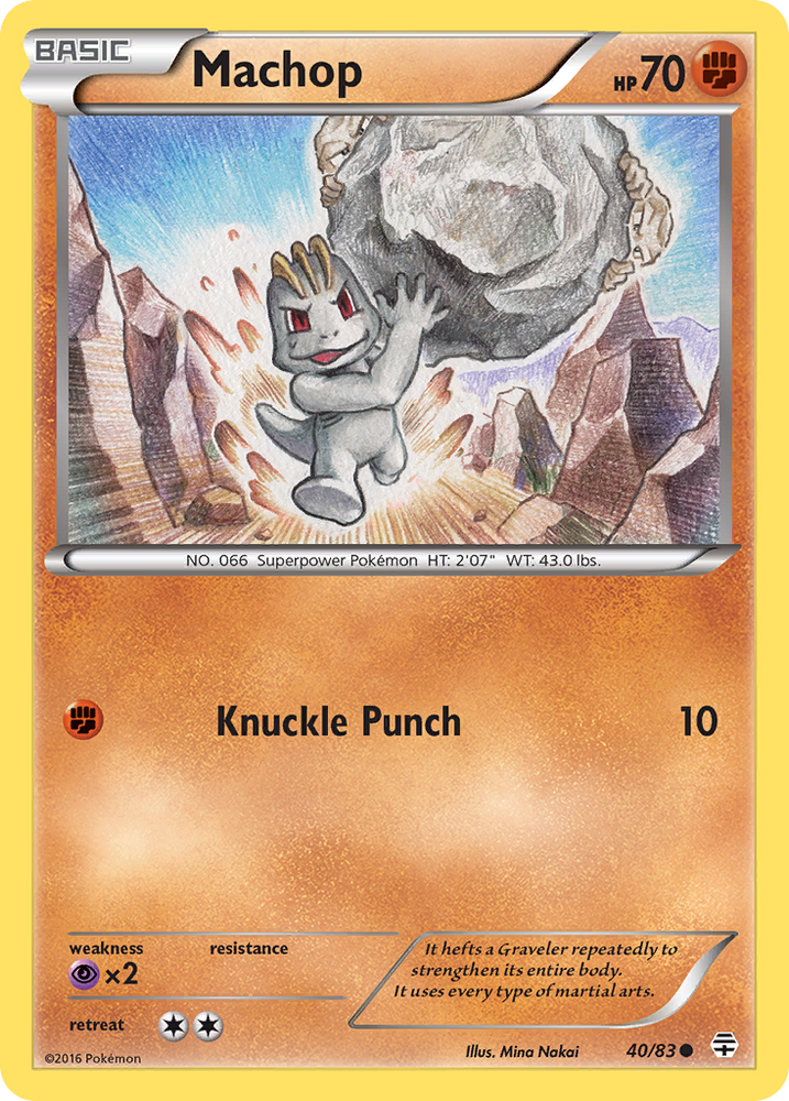 Pokemon | Machop (40/83) [XY: Generations] | The Nerd Merchant