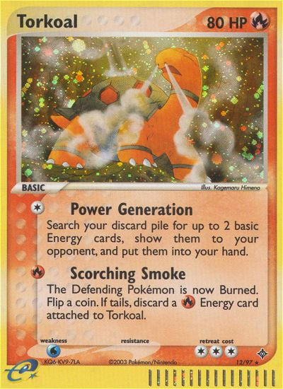 Pokemon | Torkoal (12/97) [EX: Dragon] | The Nerd Merchant