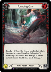 Flesh and Blood TCG | Pounding Gale [U-WTR085] (Welcome to Rathe Unlimited)  Unlimited Normal | The Nerd Merchant