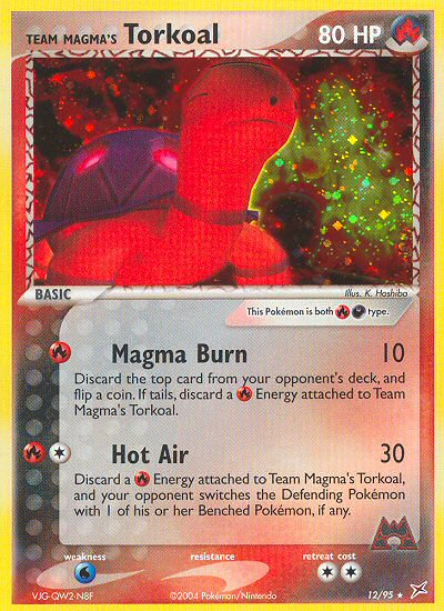Pokemon | Team Magma's Torkoal (12/95) [EX: Team Magma vs Team Aqua] | The Nerd Merchant