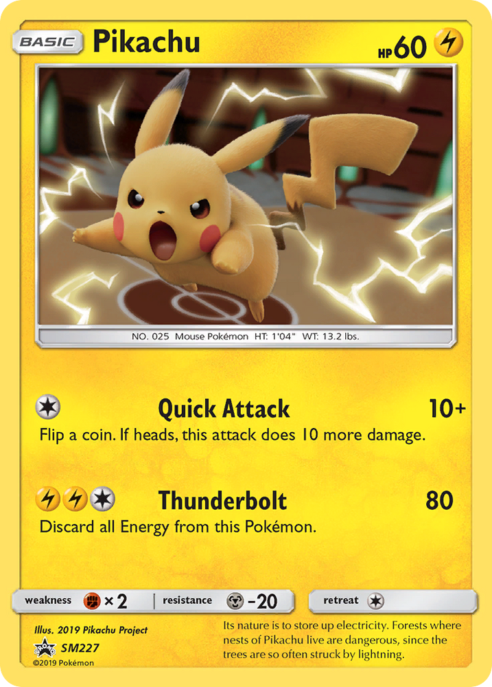 Pokemon | Pikachu (SM227) [Sun & Moon: Black Star Promos] | The Nerd Merchant