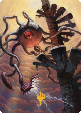 Magic | Death Kiss Art Card (Gold-Stamped Signature) [Commander Legends: Battle for Baldur's Gate Art Series] | The Nerd Merchant
