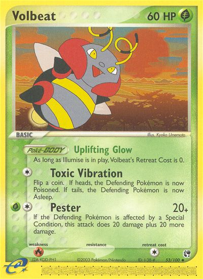 Pokemon | Volbeat (53/100) [EX: Sandstorm] | The Nerd Merchant