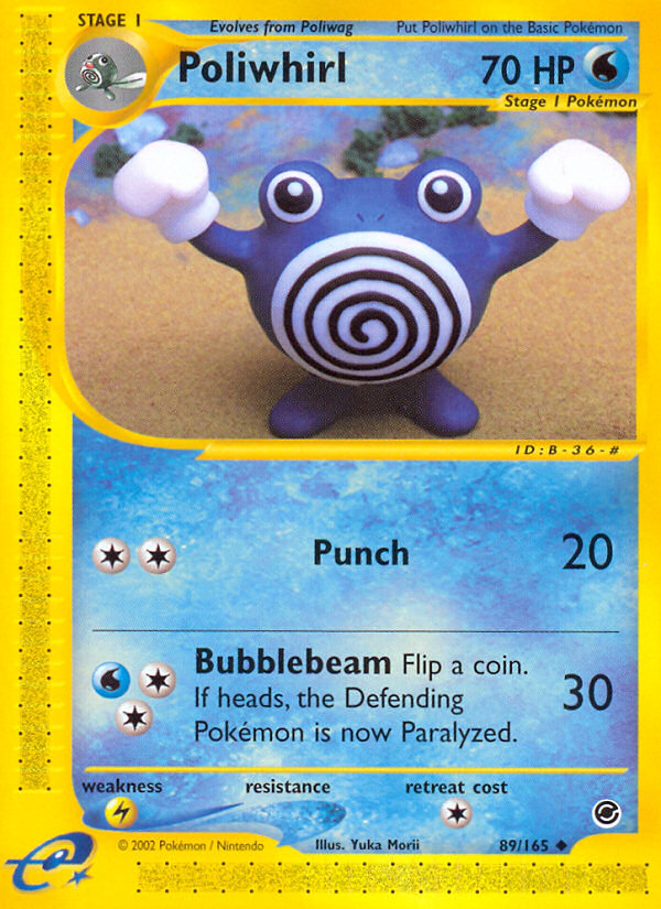 Pokemon | Poliwhirl (89/165) [Expedition: Base Set] | The Nerd Merchant