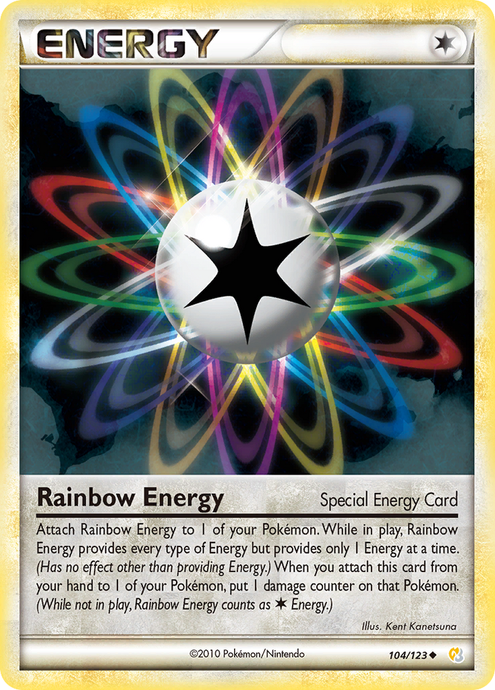 Pokemon | Rainbow Energy (104/123) [HeartGold & SoulSilver: Base Set] | The Nerd Merchant