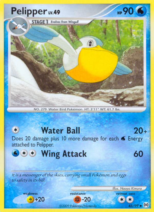 Pokemon | Pelipper (45/99) [Platinum: Arceus] | The Nerd Merchant