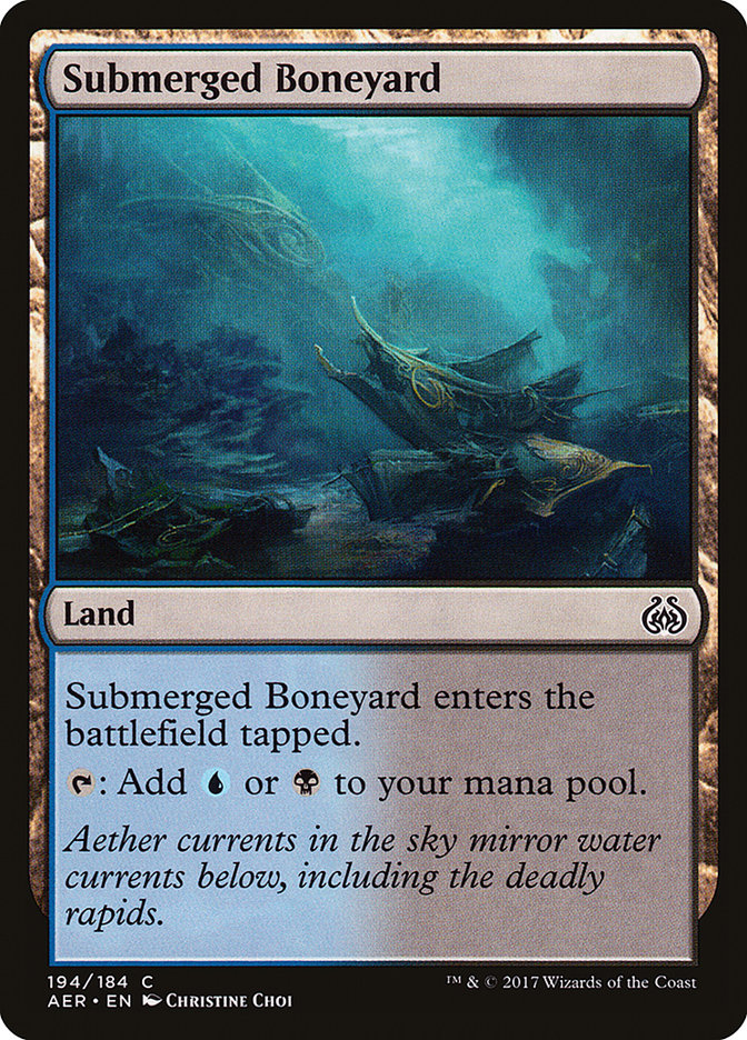Magic | Submerged Boneyard [Aether Revolt] | The Nerd Merchant