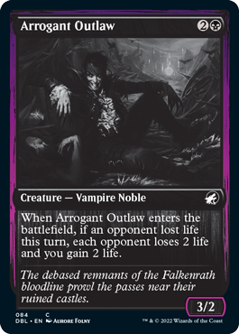 Magic | Arrogant Outlaw [Innistrad: Double Feature] | The Nerd Merchant