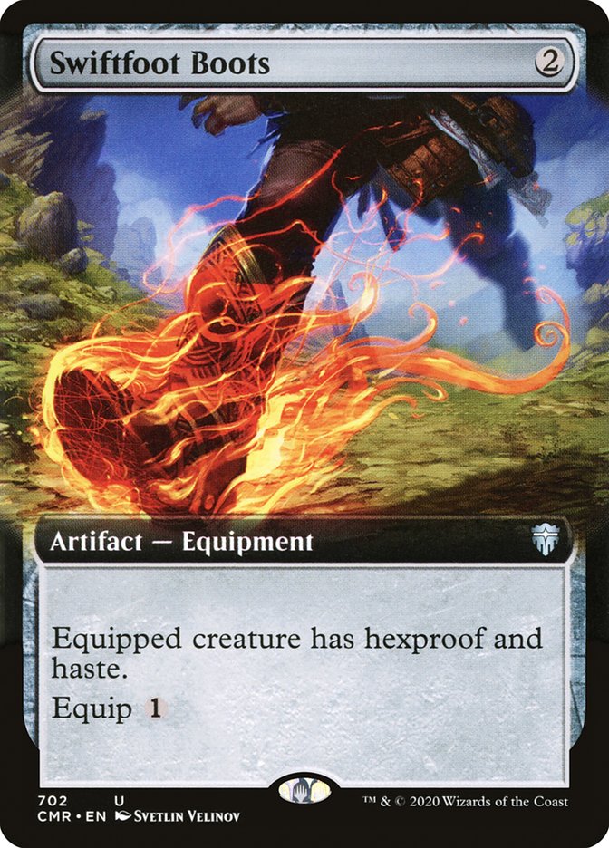Magic | Swiftfoot Boots (Extended Art) [Commander Legends] | The Nerd Merchant