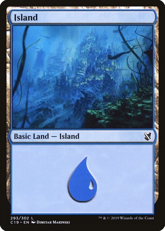 Magic | Island (293) [Commander 2019] | The Nerd Merchant