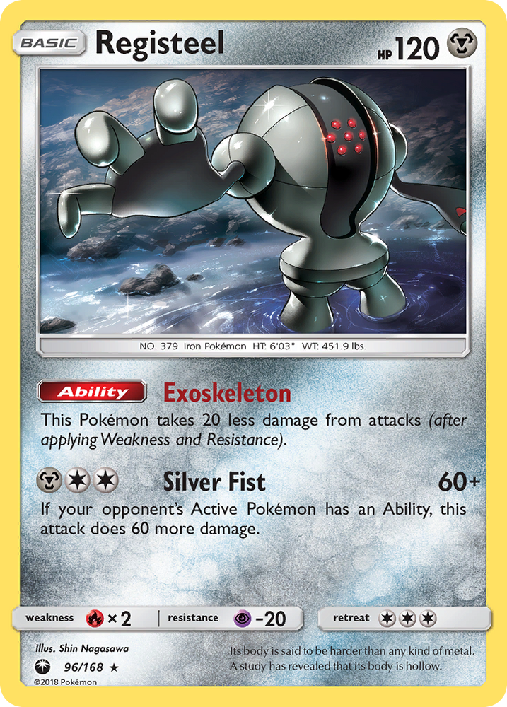 Pokemon | Registeel (96/168) [Sun & Moon: Celestial Storm] | The Nerd Merchant