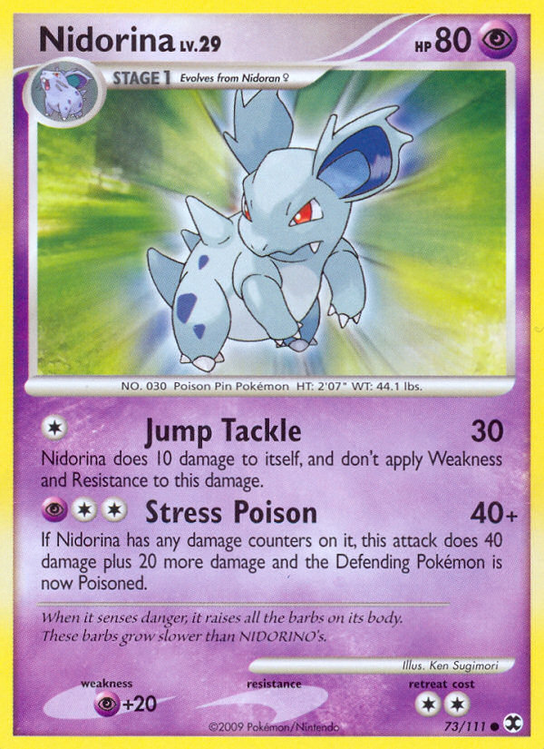 Pokemon | Nidorina (73/111) [Platinum: Rising Rivals] | The Nerd Merchant