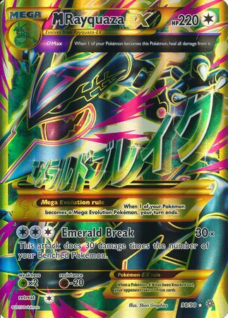 Pokemon | M Rayquaza EX (98/98) (Jumbo Card) [XY: Ancient Origins] | The Nerd Merchant