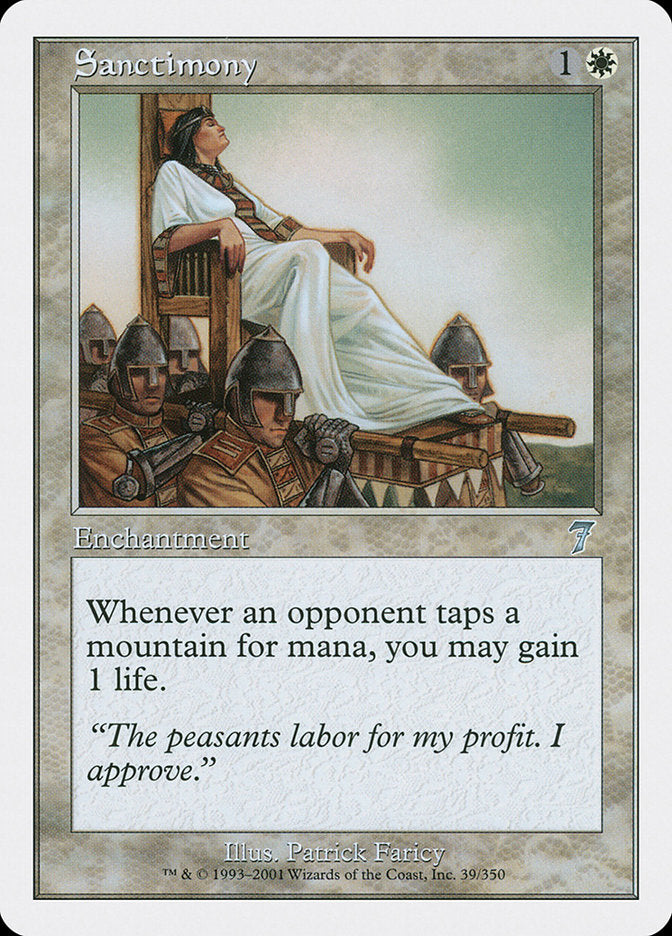 Magic | Sanctimony [Seventh Edition] | The Nerd Merchant