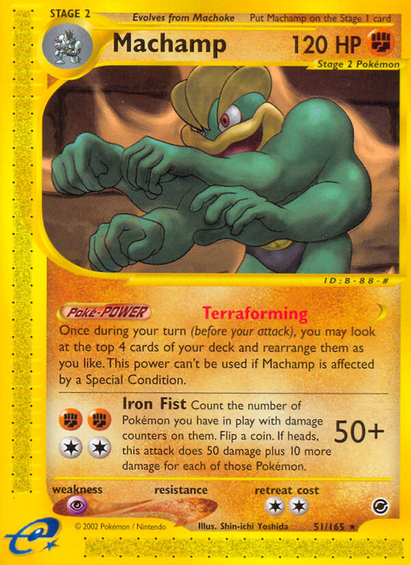 Pokemon | Machamp (51/165) [Expedition: Base Set] | The Nerd Merchant