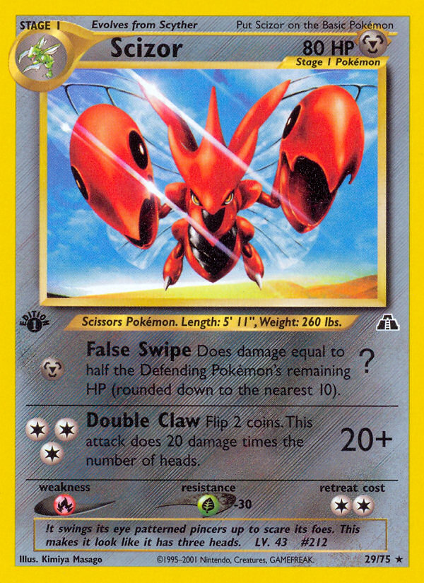 Pokemon | Scizor (29/75) [Neo Discovery 1st Edition] | The Nerd Merchant