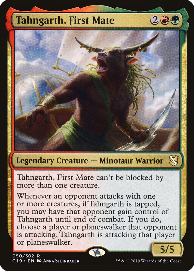 Magic | Tahngarth, First Mate [Commander 2019] | The Nerd Merchant