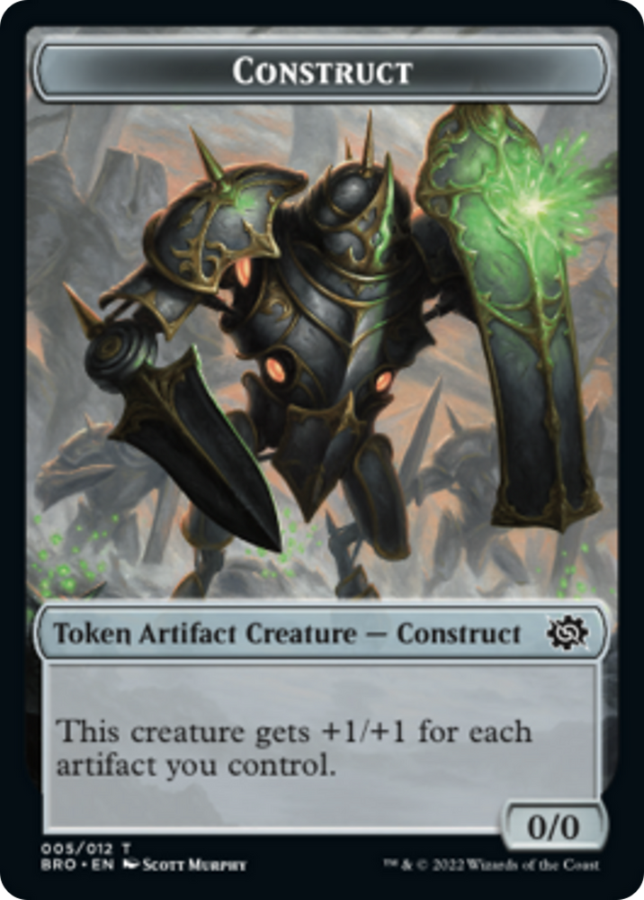 Magic | Construct Token (005) [The Brothers' War Tokens] | The Nerd Merchant