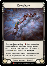 Flesh and Blood TCG | Dreadbore [EVR087] (Everfest)  1st Edition Cold Foil | The Nerd Merchant