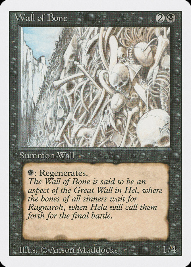 Magic | Wall of Bone [Revised Edition] | The Nerd Merchant